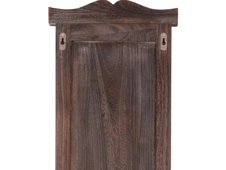 MCW Wandgarderobe H33 2er-Set Braun Shabby