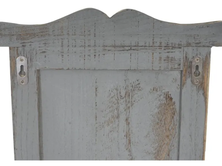 MCW Wandgarderobe H33 2er-Set Grau Shabby
