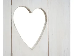 MCW Wandregal D42 Massivholz 70x40x10cm Weiß Shabby