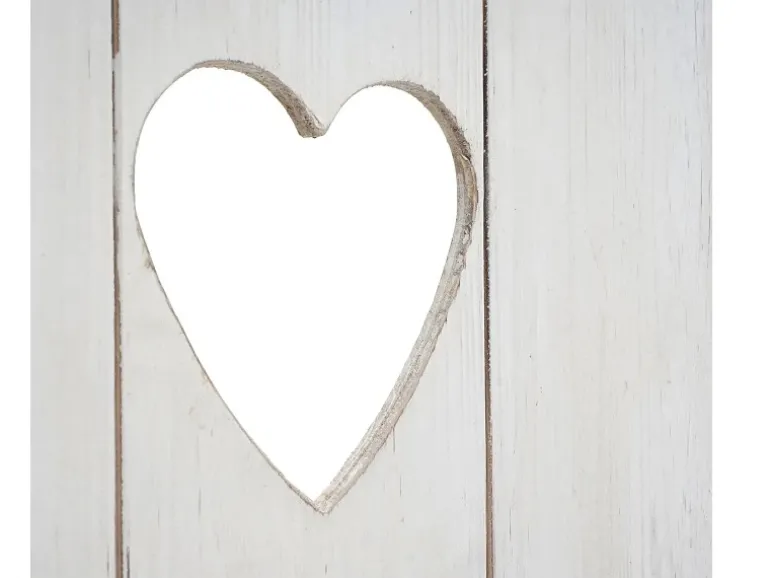 MCW Wandregal D42 Massivholz 70x40x10cm Weiß Shabby
