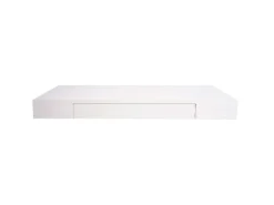 MCW Wandregal H37 Schublade 8x80x25cm Weiß