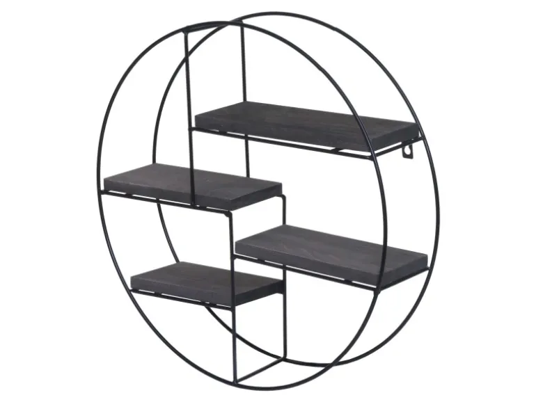 MCW Wandregal K76 45x45x11cm Dunkelgrau