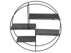 MCW Wandregal K76 45x45x11cm Dunkelgrau