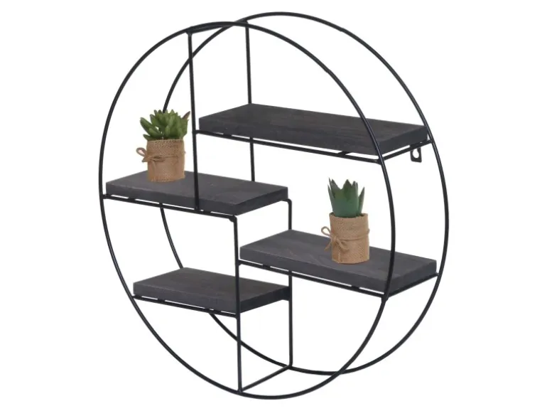 MCW Wandregal K76 45x45x11cm Dunkelgrau
