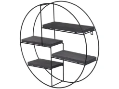 MCW Wandregal K76 45x45x11cm Dunkelgrau