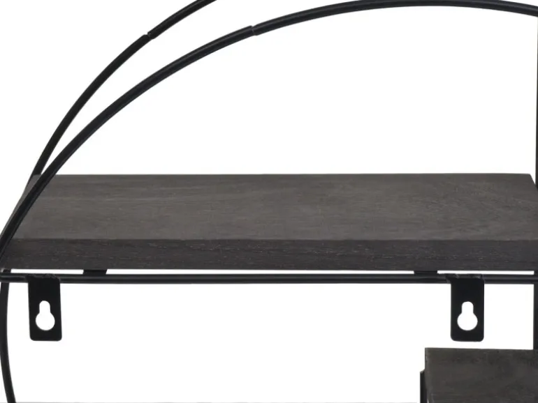 MCW Wandregal K76 45x45x11cm Dunkelgrau