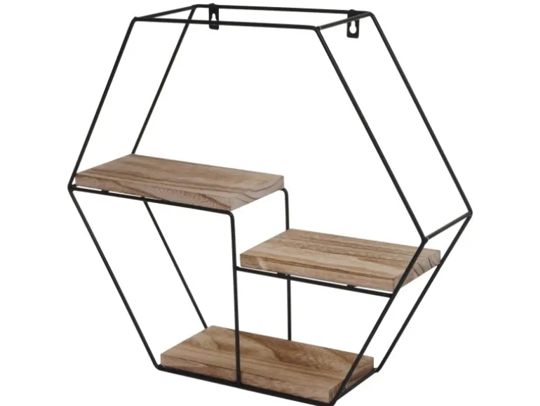 MCW Wandregal K76 43x49x11cm Natur