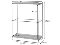 MCW Wandregal K77 50x35x17cm Natur