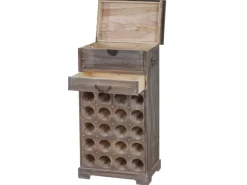 MCW Weinregal Torre H323 Braun
