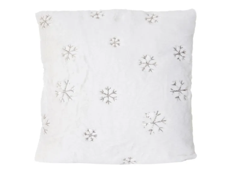 MCW Wohndecke mit Deko-Kissen Schnee 2-tlg.