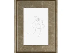 MDF-Bilderrahmen Venezia FSC Gold-Silber 10 cm x 15 cm