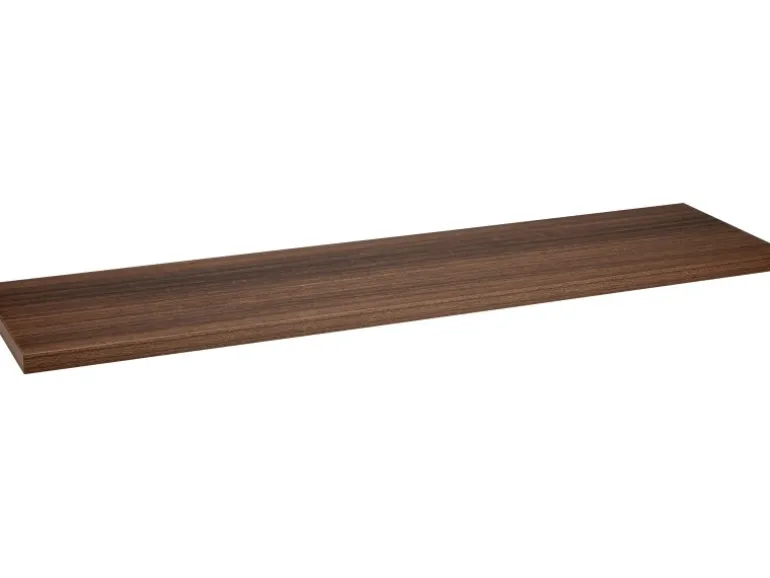 MDF-Wandregal Oldham 1,8 cm x 60 cm x 20 cm Eichenfarben dunkel