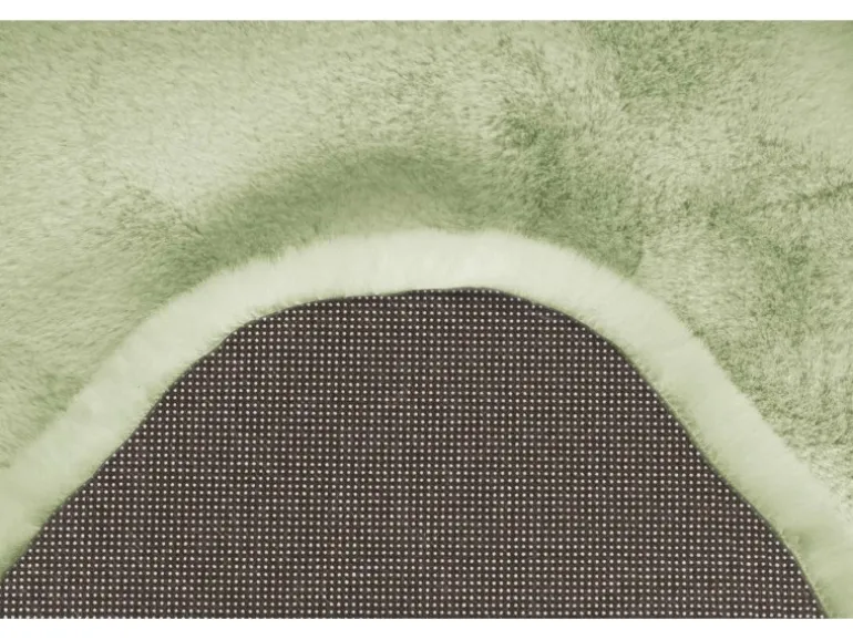 MeGusta Shaggy Hochflor Teppich Uni Mint Polyester 60x180 cm Catalina