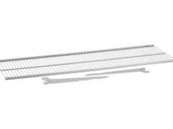 Metall-Drahtboden-Set 25 cm x 80,5 cm Silber