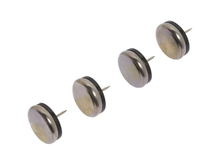 Metallgleiter mit Stift Ø 30 mm 4 Stück