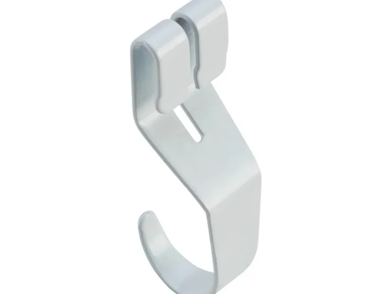 Metall-Multifunktionshaken 3 cm x 8 cm Weiß 3 Stück