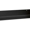 Metall-Regal Kenn 7 cm x 40 cm x 12 cm Schwarz matt