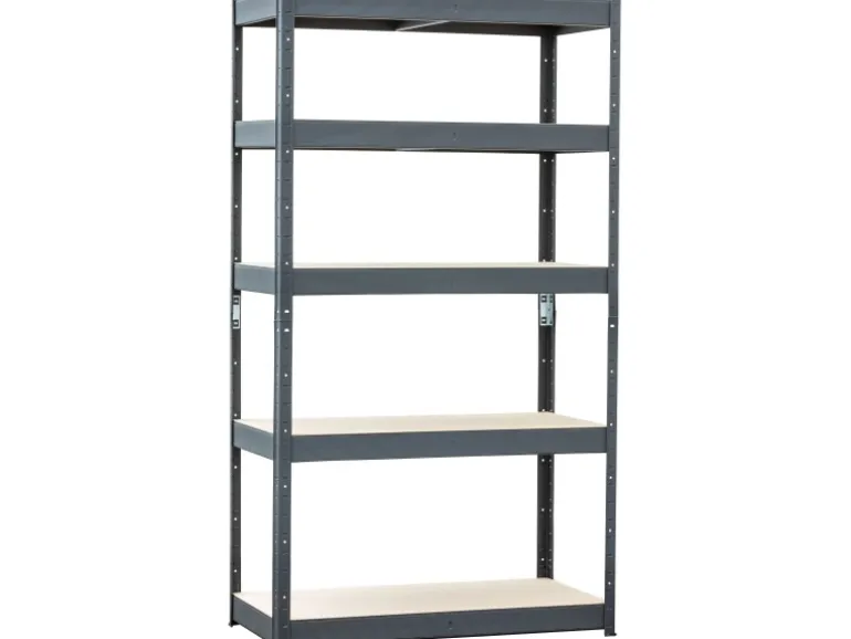 Metall-Schwerlastregal HEAVY Pulverbeschichtet 180 cm x 100 cm x 50 cm