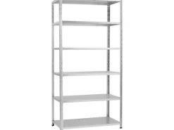 Metall-Steckregal Verzinkt 203 cm x 100 cm x 50 cm