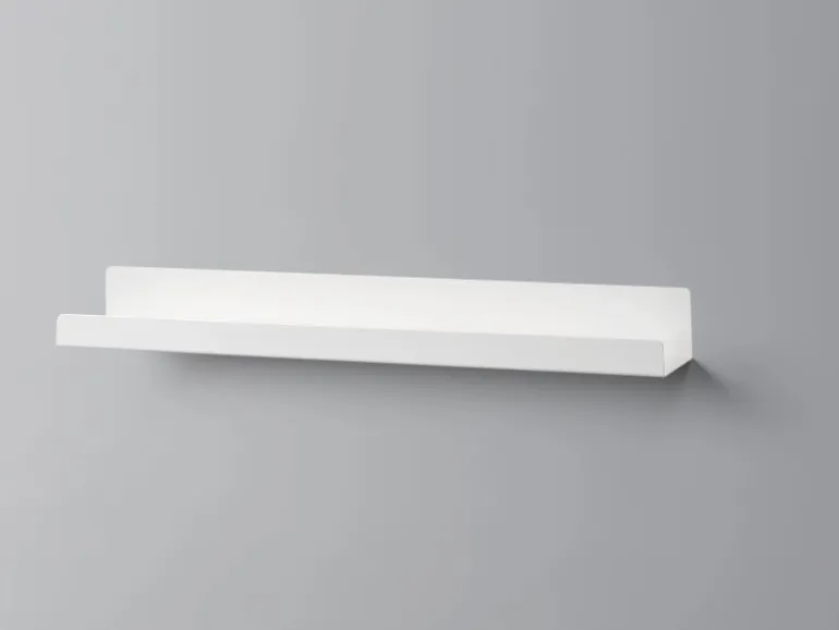 Metall-Wandregal Bix 60 cm x 9 cm x 6 cm Weiß