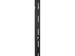Metall-Wandschiene 1-reihig 150 cm Schwarz