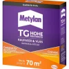 Metylan Raufaser & Vlies Granulat TG Hohe Reichweite 500 g Paket Transparent