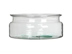Mica Decorations Glasschüssel Mathew 10 cm x Ø 24 cm Transparent