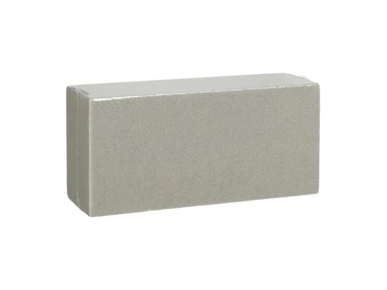 Mica Decorations Steckschaum Trockenfloristik 23 cm x 11 cm x 8 cm Grau