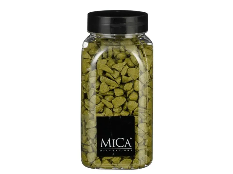 Mica Decorations Steine 7,5 cm x 7,5 cm x 16 cm Grün