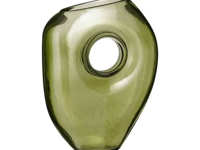 Mica Decorations Vase Jay 18 cm x 7,5 cm x 22,5 cm Hellgrün