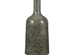 Mica Decorations Vase Oliver Rund in Flaschenform Ø 26 cm x 50 cm Grün
