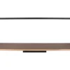 Mirrors & More Metall-Wandregal Becky mit LED-Stripe 10,5 W 30 x 90 x 30 cm