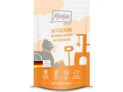 Mjamjam Nassfutter Quetschie Saftiges Huhn an Leckeren Möhrchen 125 g