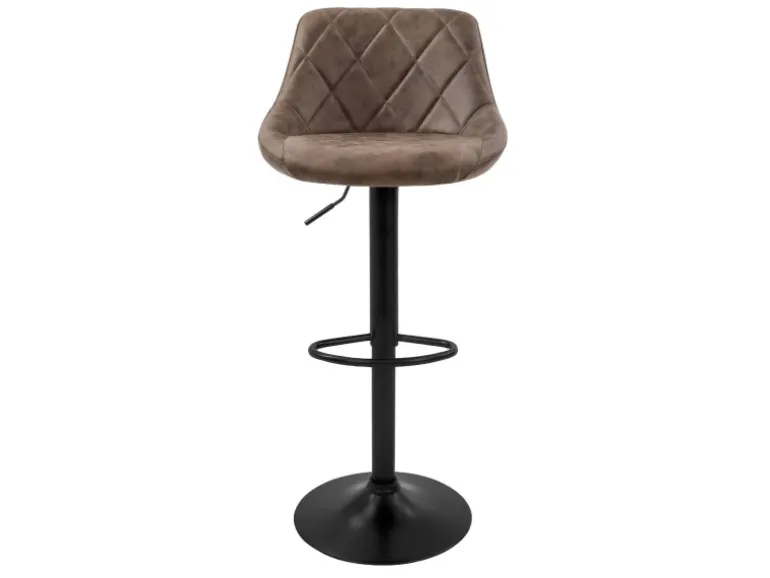 ML-Design Barhocker 4Er Set aus Kunstleder Braun Gepolsterter Stuhl