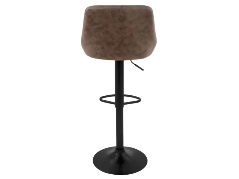 ML-Design Barhocker 4Er Set aus Kunstleder Braun Gepolsterter Stuhl
