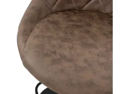 ML-Design Barhocker 4Er Set aus Kunstleder Braun Gepolsterter Stuhl