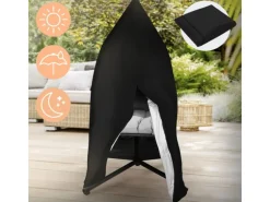 ML-Design Hängesessel Abdeckung mit Reißverschluss und Kordelzug 190x115 cm