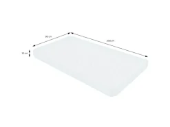 ML-Design Kindermatratze 90 x 200 x 10 cm Schadstoffgeprüft für Baby Junior