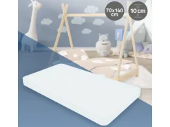 ML-Design Kindermatratze 70 x 140 x 10 cm Schadstoffgeprüft für Baby Junior