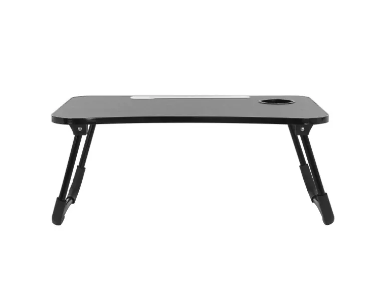 ML-Design Laptoptisch für Bett Schwarz 60x40 cm Betttisch Klappbar