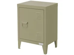 ML-Design Nachttisch in Olive 40x30x58 cm aus Stahl Industriedesign