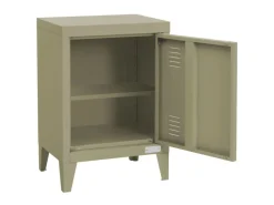 ML-Design Nachttisch in Olive 40x30x58 cm aus Stahl Industriedesign