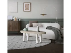 ML-Design Tischbeine 4Er Set I-96GRAD H42 cm Weiß Stahl 8x8cm