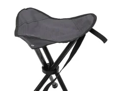 Mojawo 3-Bein Dreibeinhocker Campinghocker Anglerhocker Tragegurt Grau
