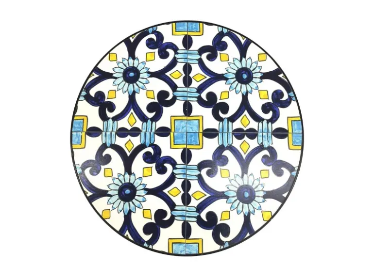 Mojawo Mosaik Mosaiktisch Gartentisch Bistrotisch Tisch 60 x 70 cm
