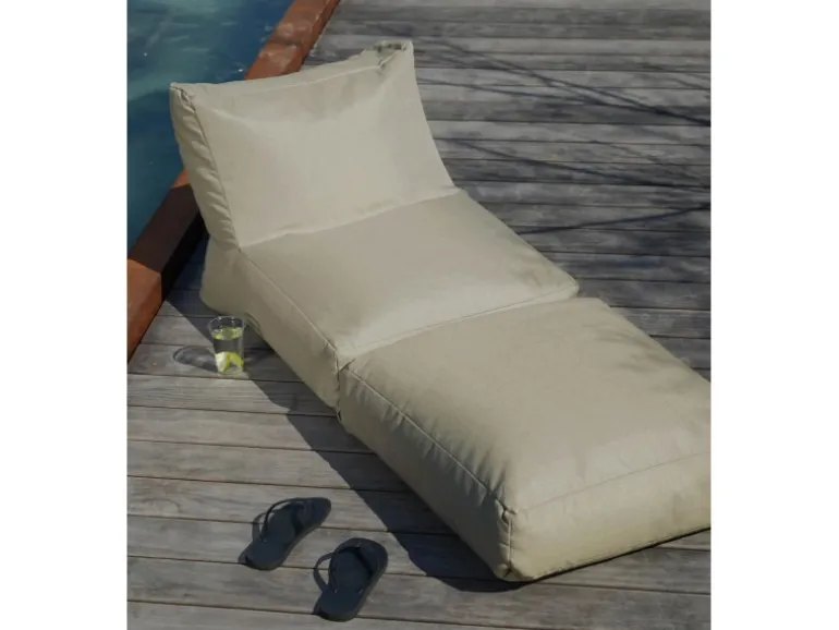 mokebo Outdoor Sitzsack Der Summerdream Bean Bag mit Füllung oder Gartenliege in Sand