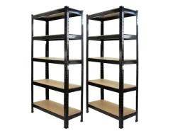 Monstershop 2 x Monster Racking T-Rax 75cm Lagerregal Schwarz