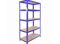 Monstershop 3 x Monster Racking T-Rax 90cm Lagerregal Blau mit Gratis Gummihammer