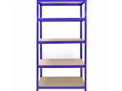 Monstershop 3 x Monster Racking T-Rax 90cm Lagerregal Blau mit Gratis Gummihammer