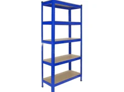 Monstershop 8 x T-Rax Lagerregal aus Stahl 5 Fächer 75cm